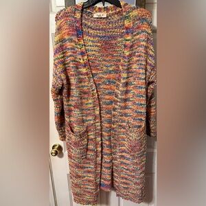Colorful Knit Women's Cardigan